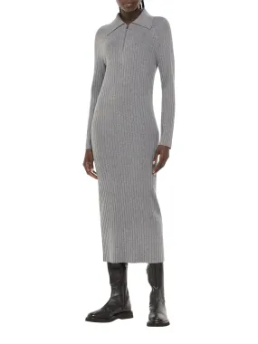 Bonnie Zip Ribbed Knit Dress