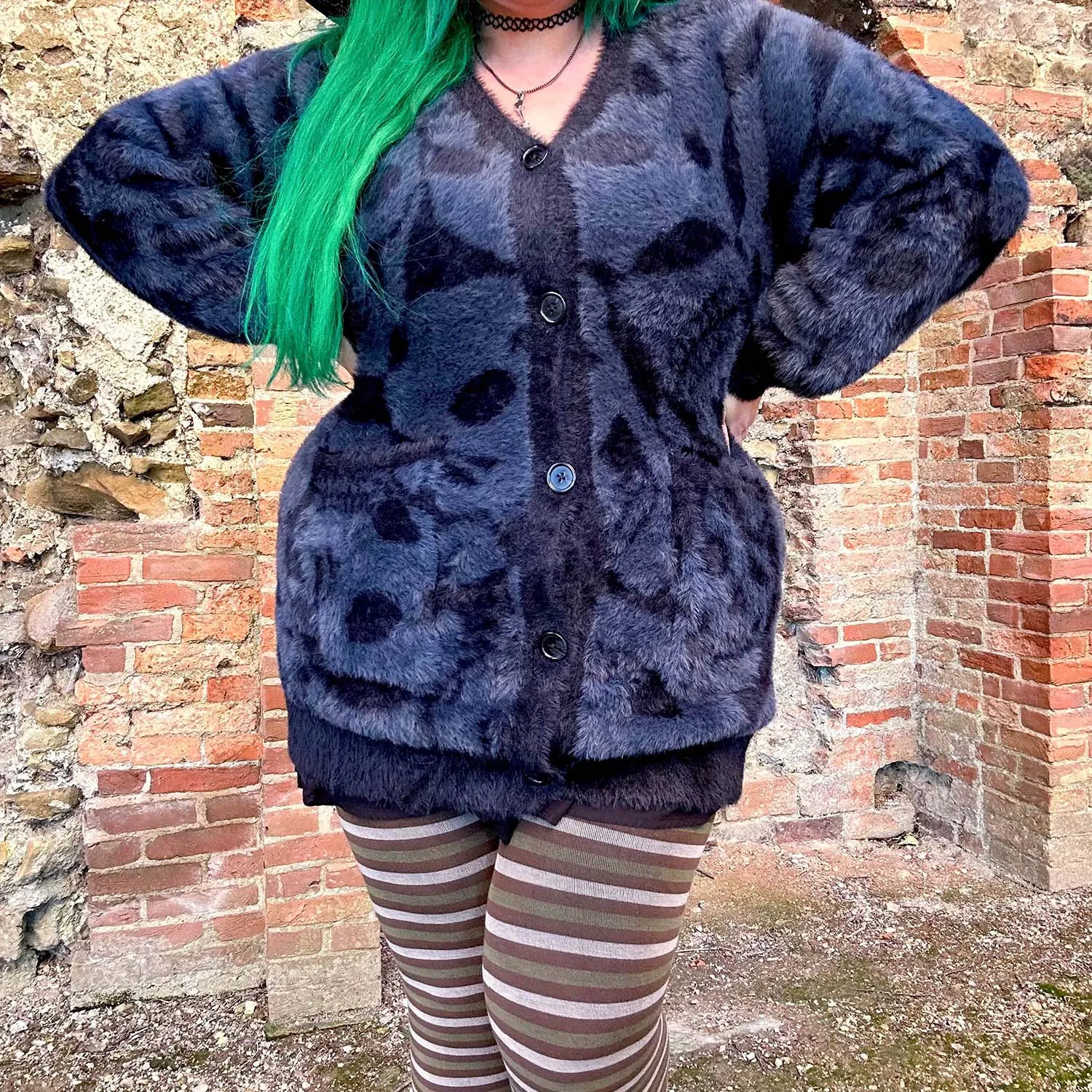 Catacomb Fluffy Cardigan