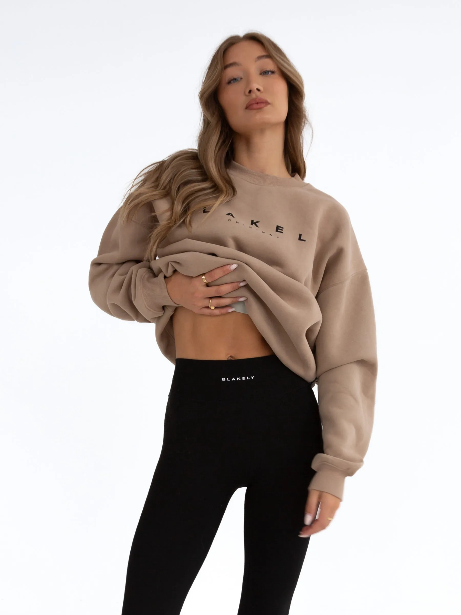 Composure Oversized Jumper - Tan