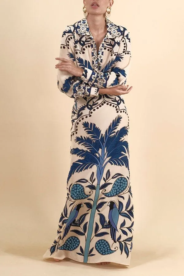 Cumbia Sobre El Mar Maxi Skirt