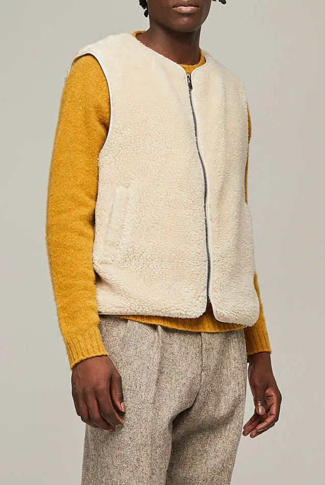 Gilet sans manche Manarola blanc