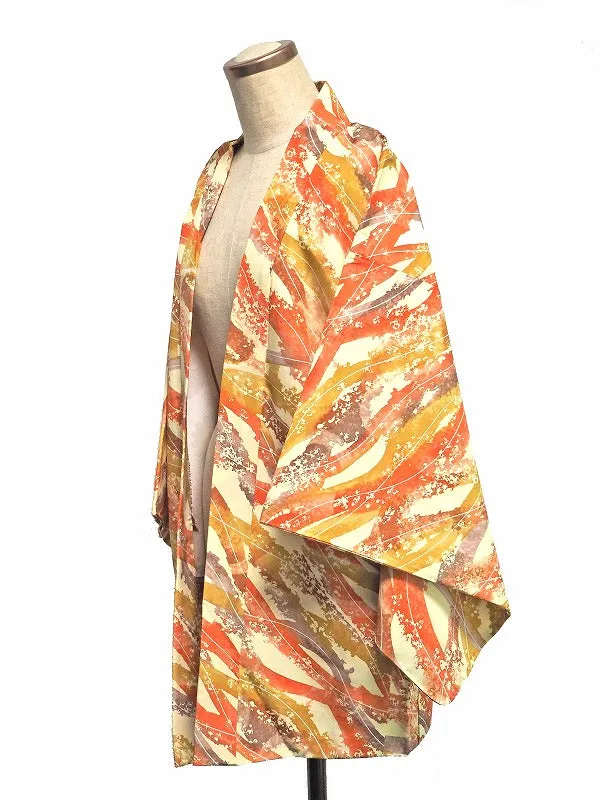 ha0070 haori - haorijJacket -   Japanese vintage jacket silk