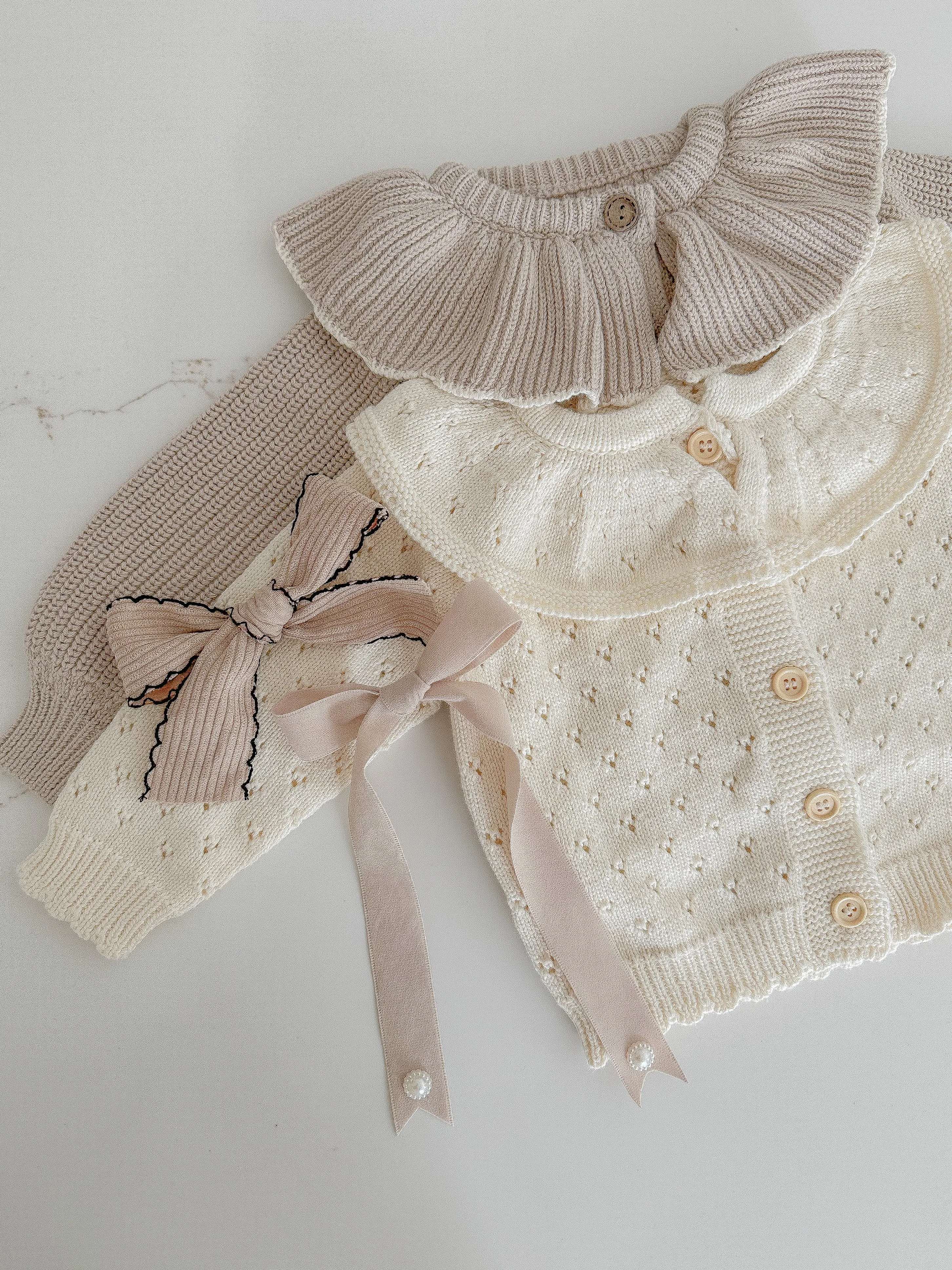 Hollow Out Knit Cardigan
