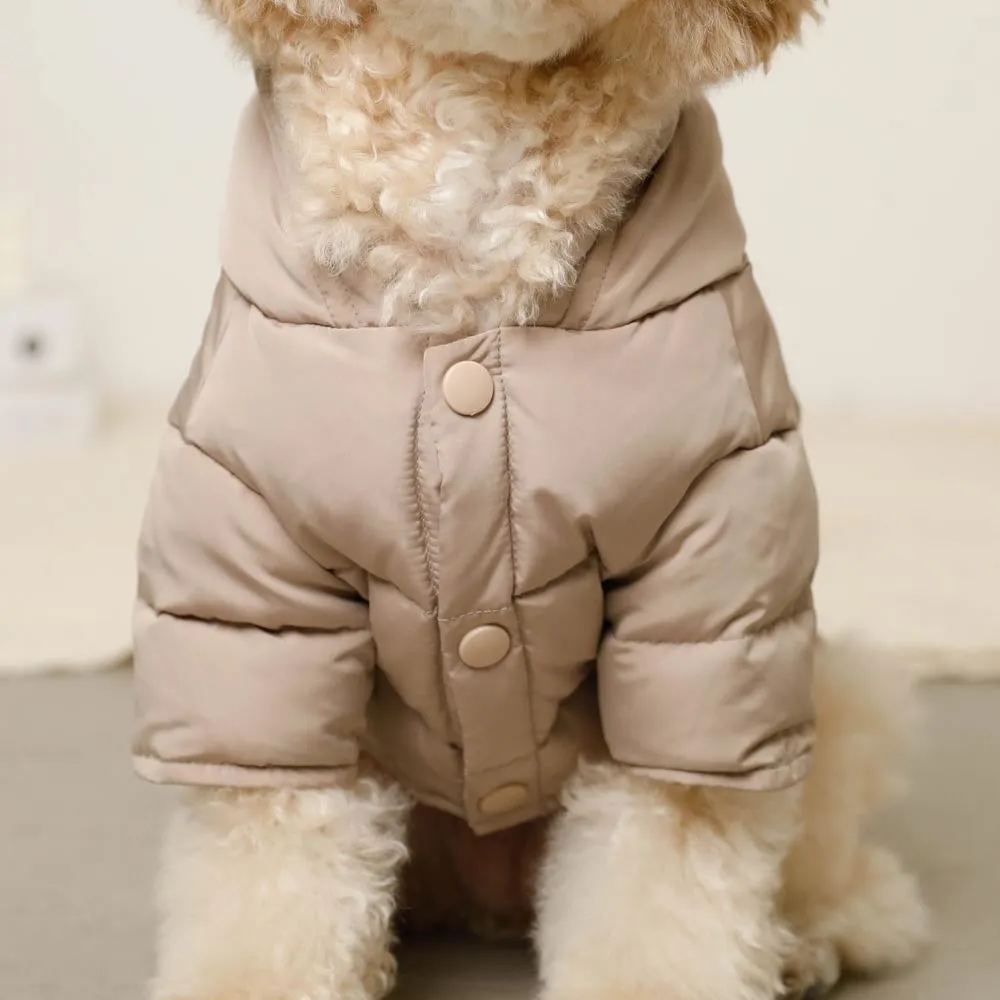 hooded down jacket - low stock