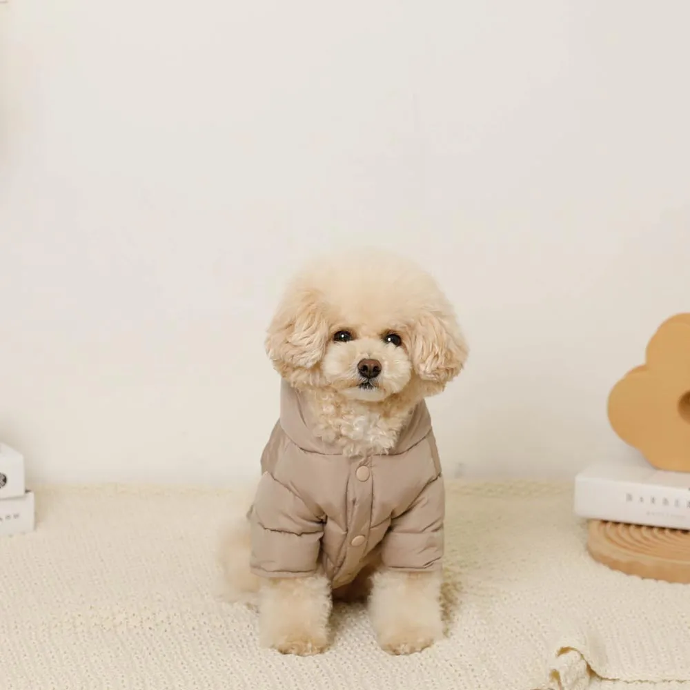hooded down jacket - low stock