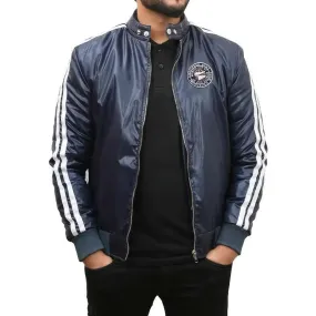 James Beaufort Maxton Hall Blue Bomber Jacket