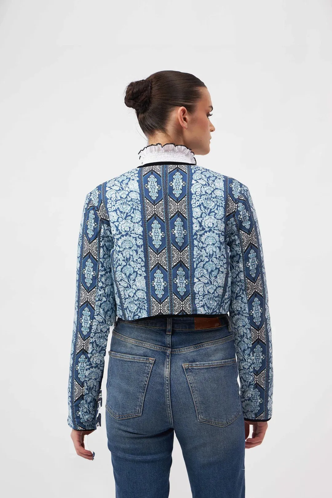 Joan Reversible Jacket in Bahia Blue