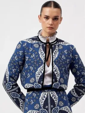 Joan Reversible Jacket in Bahia Blue