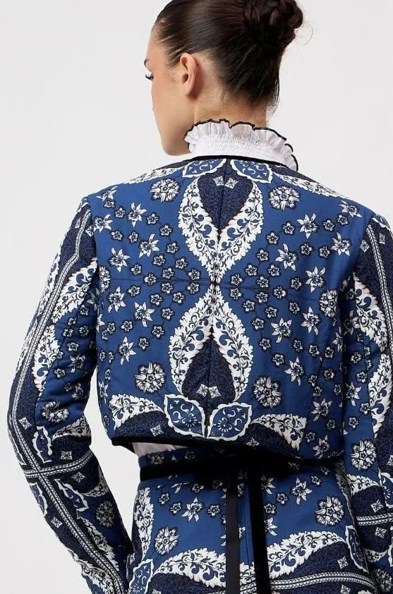 Joan Reversible Jacket in Bahia Blue