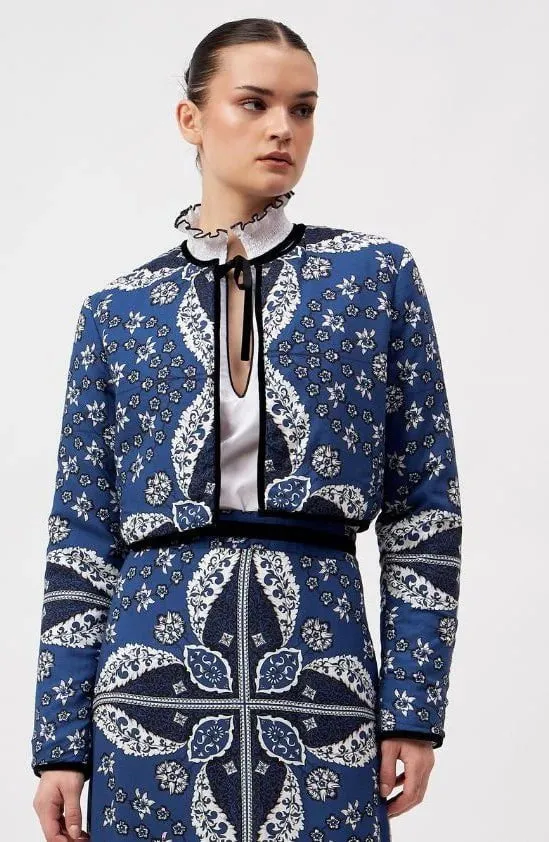 Joan Reversible Jacket in Bahia Blue