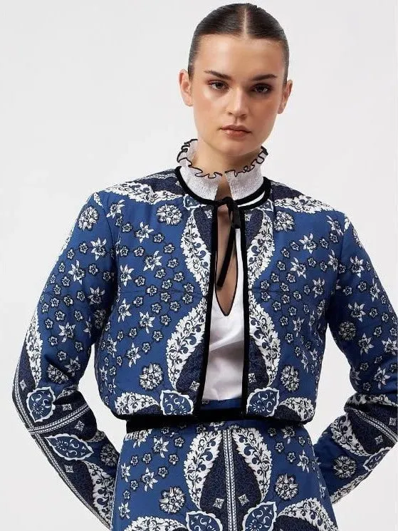 Joan Reversible Jacket in Bahia Blue
