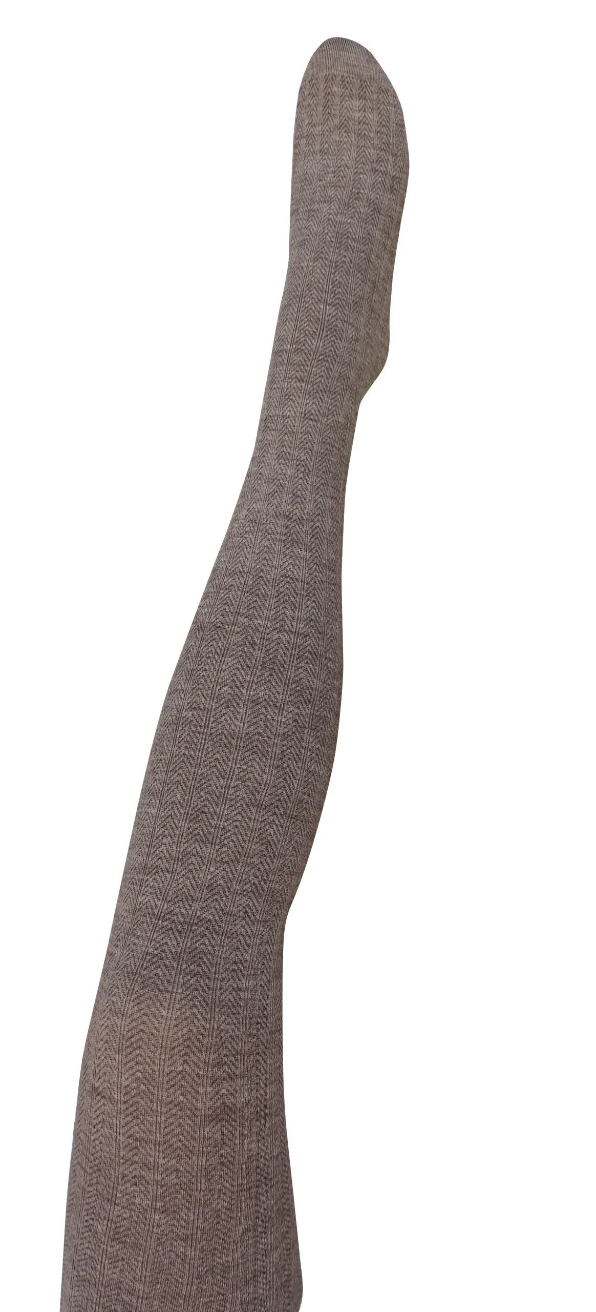 'Martini Brown' Wool Tights