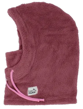 Mauve - Fuzzy Fleece Helmet Hoodie
