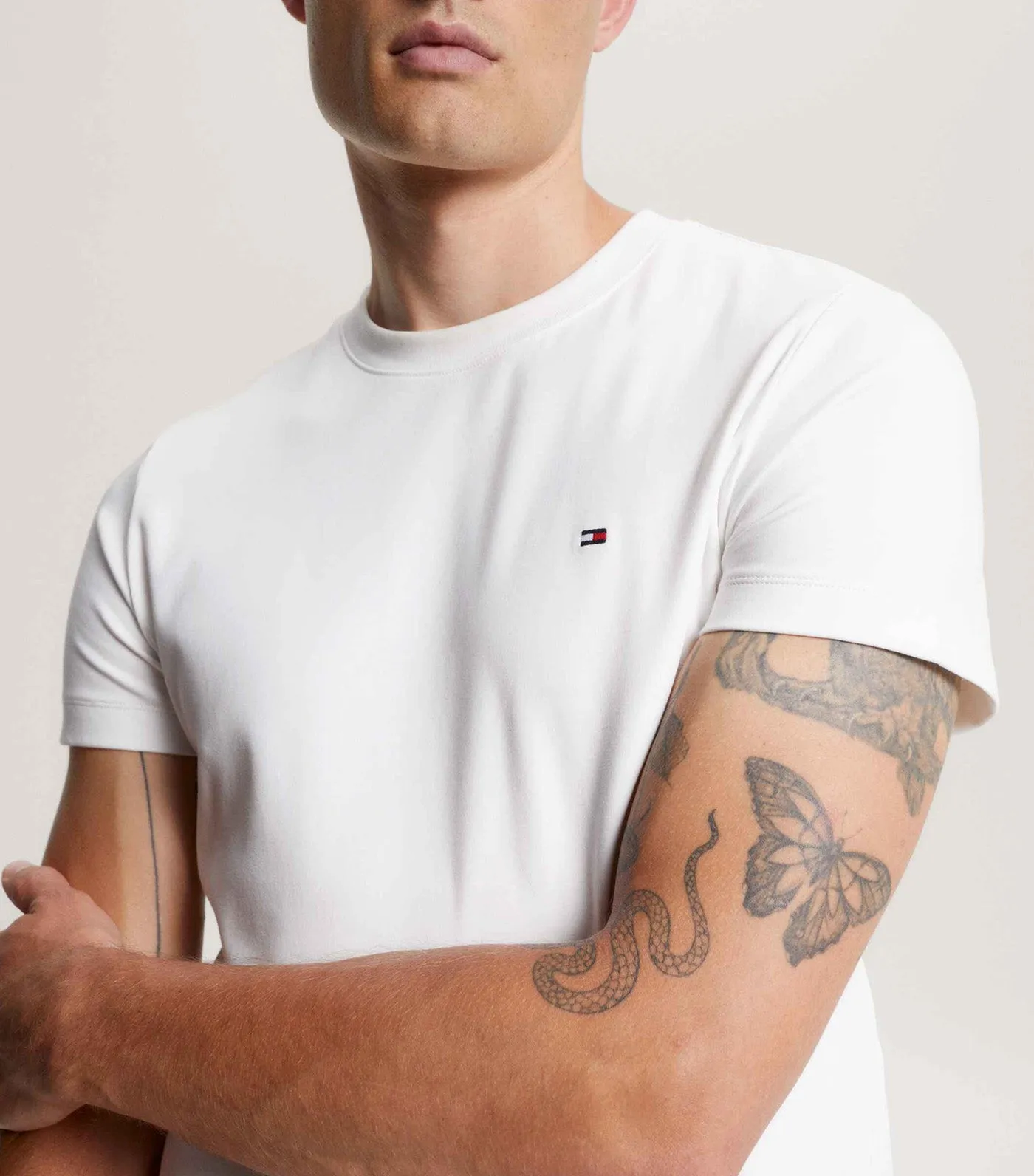 Men's Ar Luxury Interlock Tee White