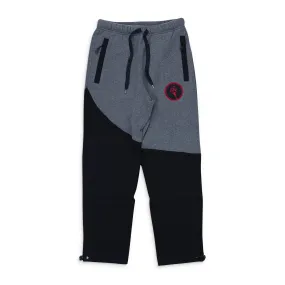 MNS-XBTM-0004/S MA03BO11_BLK Grey/Black/Red Mains Logo Sweatpants Size S