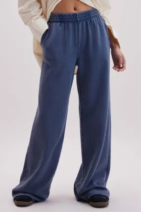 Recycled Fleece Wide Leg Pant