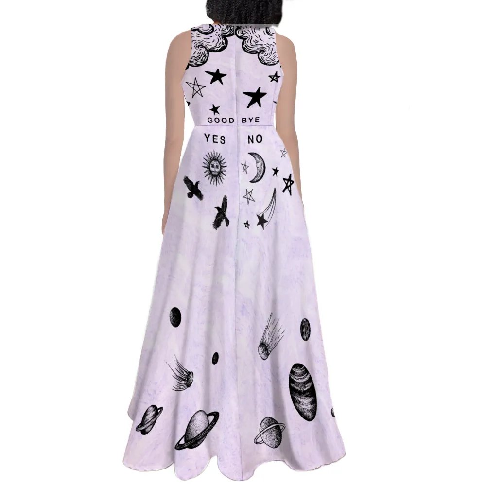 Scared & Alone Spirit Board Queen's Long Gown
