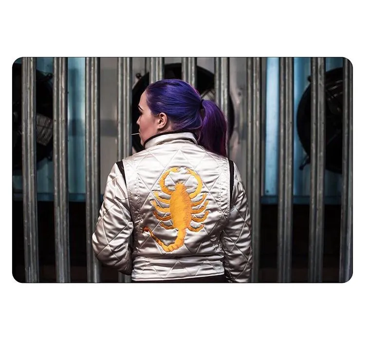 Scorpion Bomber Jacket in Taupe