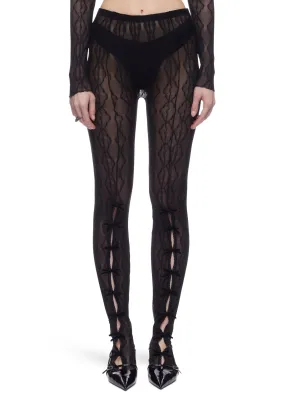 Second Skin Mariposa Bow Tights