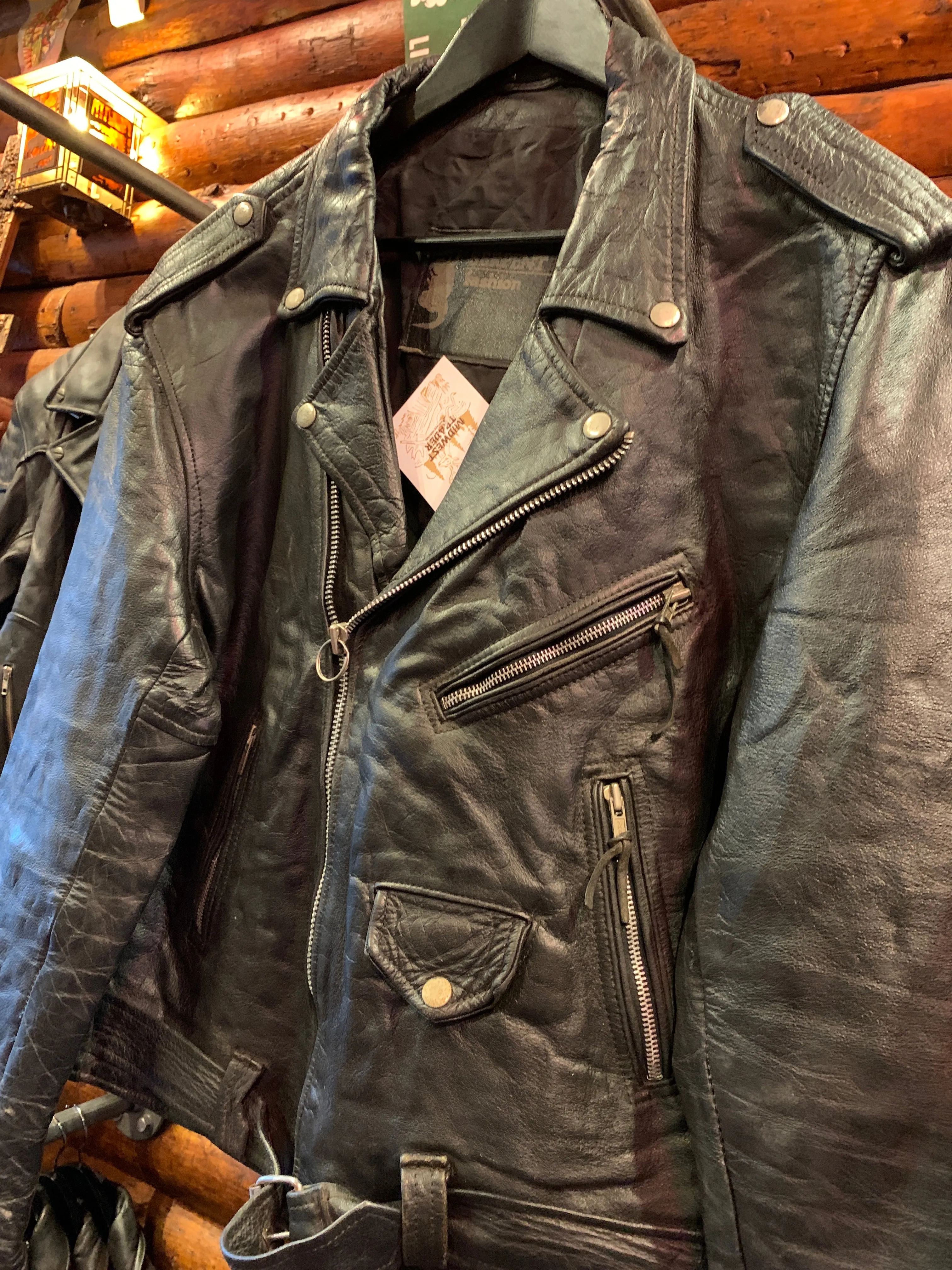 Vintage Serpent Biker Jacket 23, Large