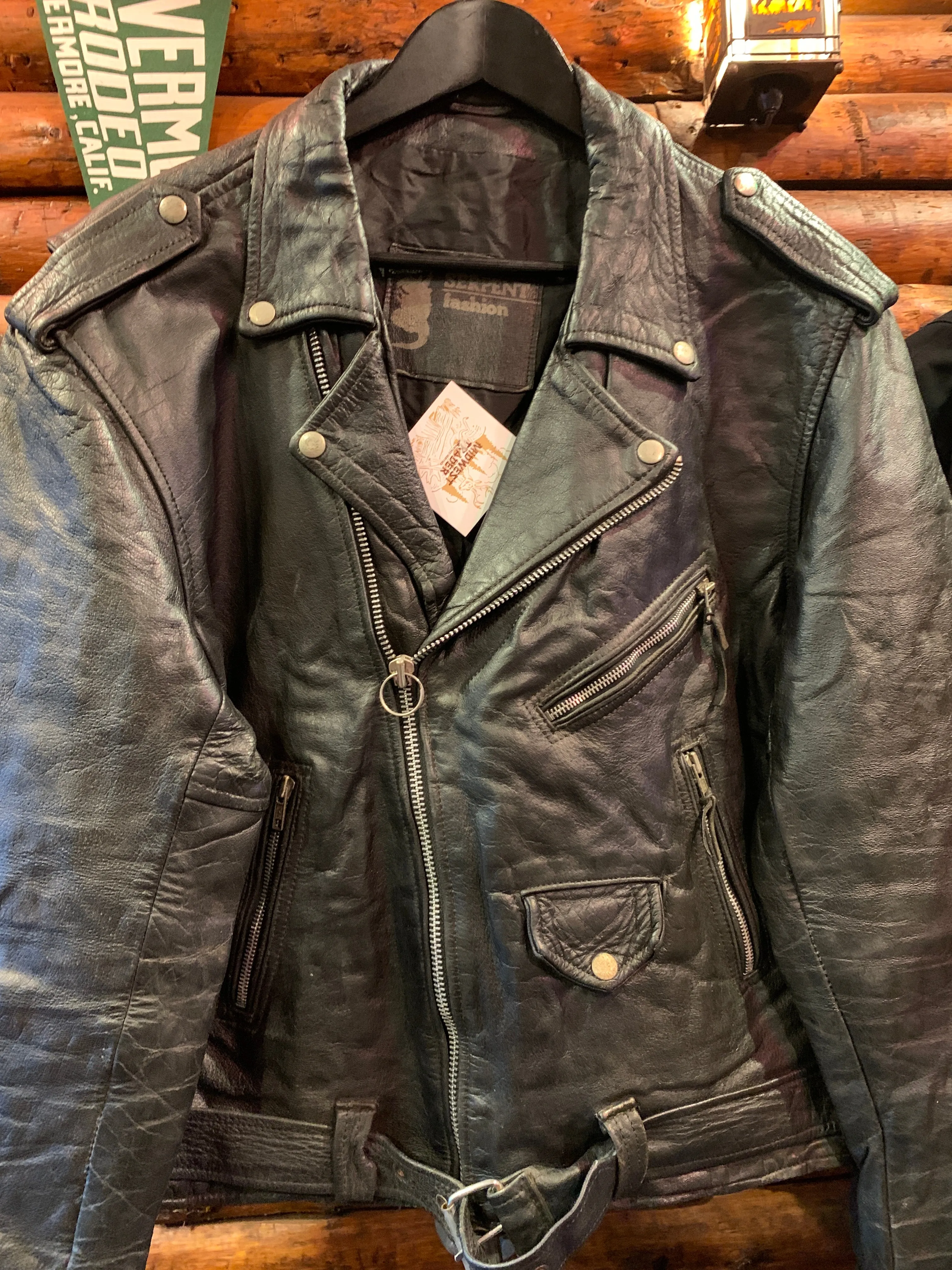 Vintage Serpent Biker Jacket 23, Large