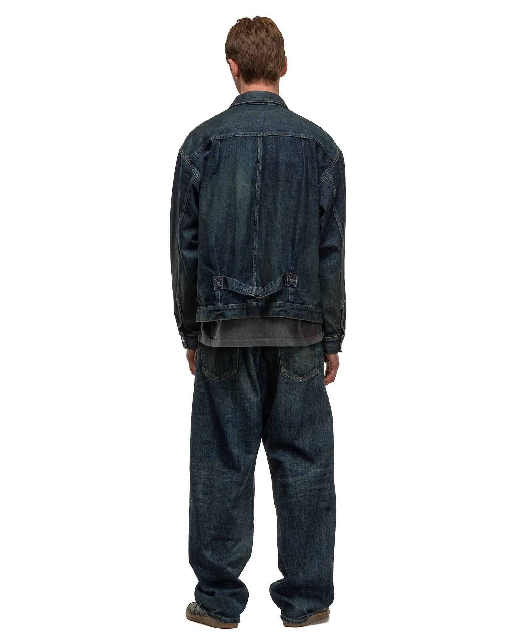 Washed Denim Type-1 Jacket Indigo